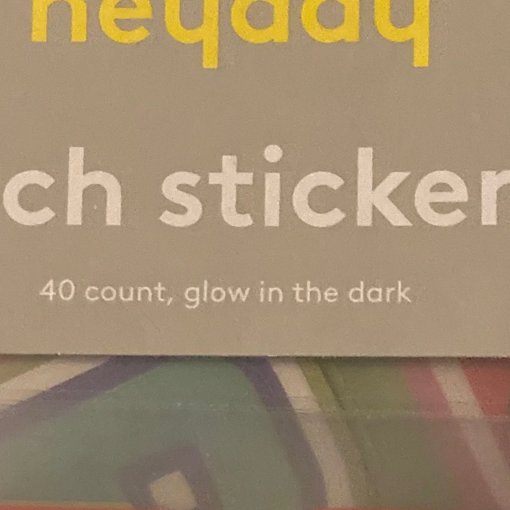 Heyday Vibrant Alphabet Tech Stickers set of 5pk